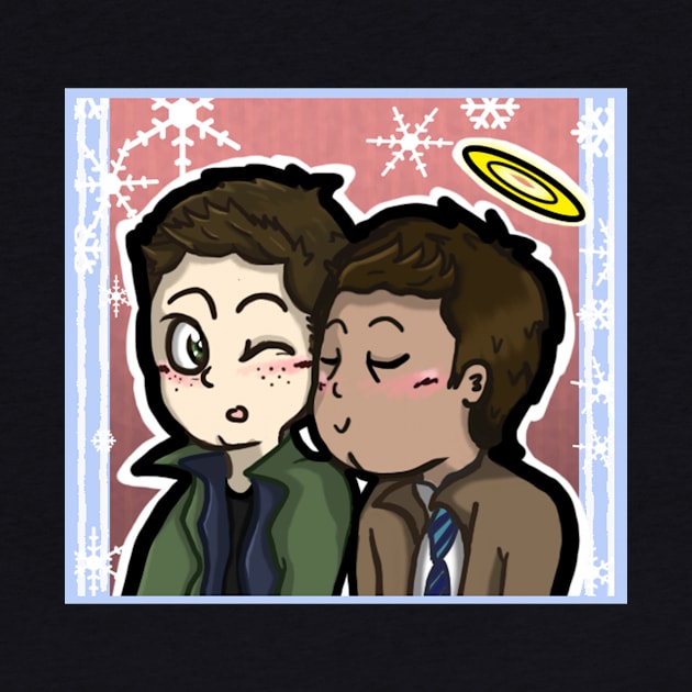 Destiel Winter by SuperSamWallace